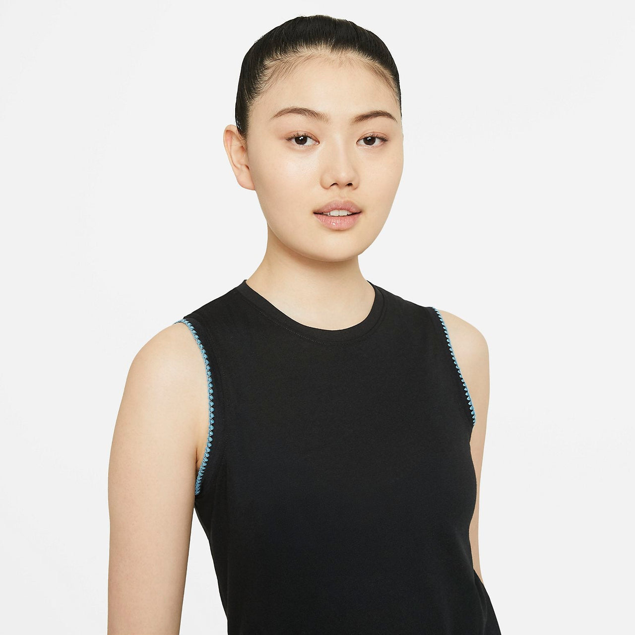 (WMNS) AS W NY CROCHET TANK أسود DA1047-010