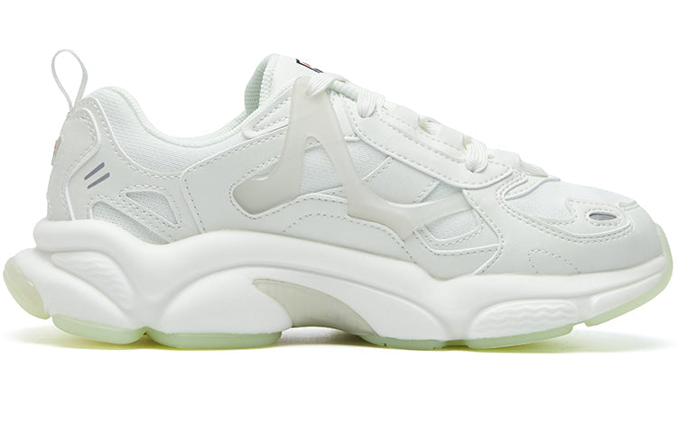 (WMNS) FILA FUSION RJV DX Sneakers 'White Green' T12W131101FLC