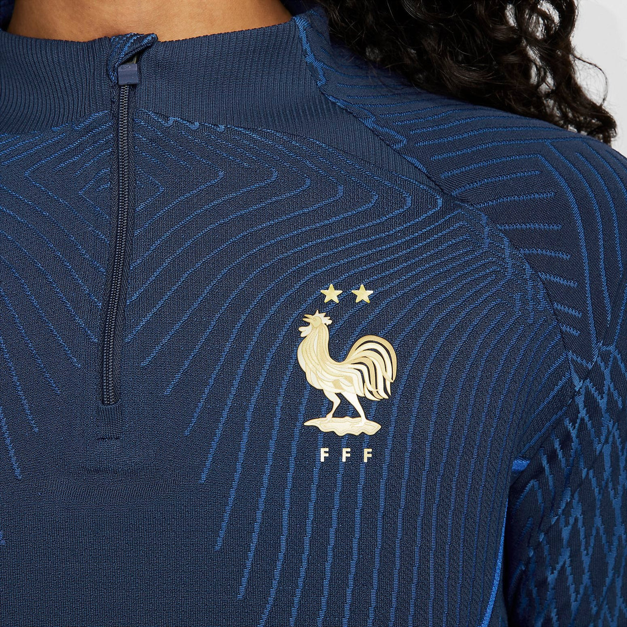 Nike France Dri-fit ADV Elite 1/4 Zip Strike Drill Top 'Blue' DH6423-410