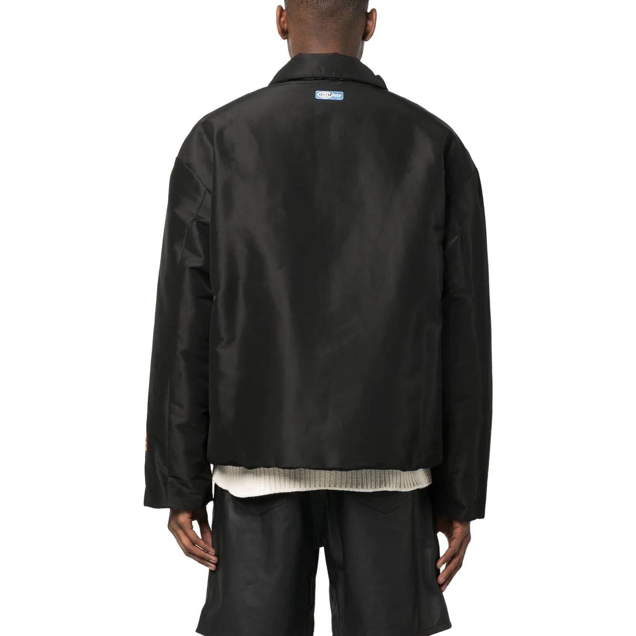 HERON PRESTON Ex-Ray Nylon Security Jacket 'Black' HMEA081S23FAB0011000