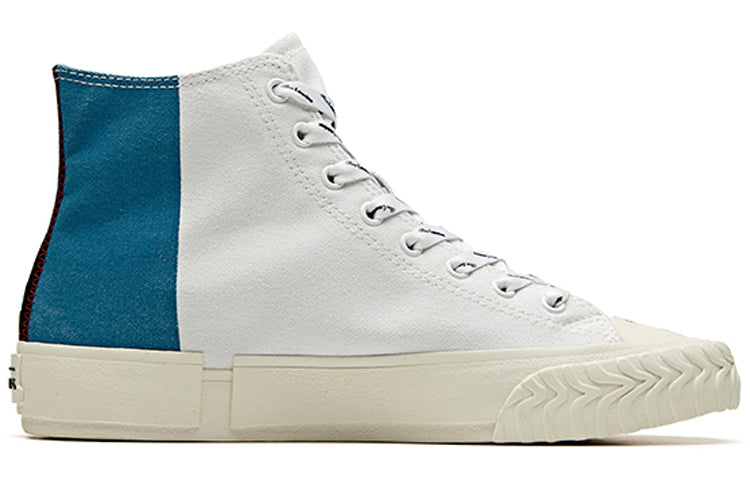 ANTA High Top Canvas Shoes 'White Blue Red' 11948680-11