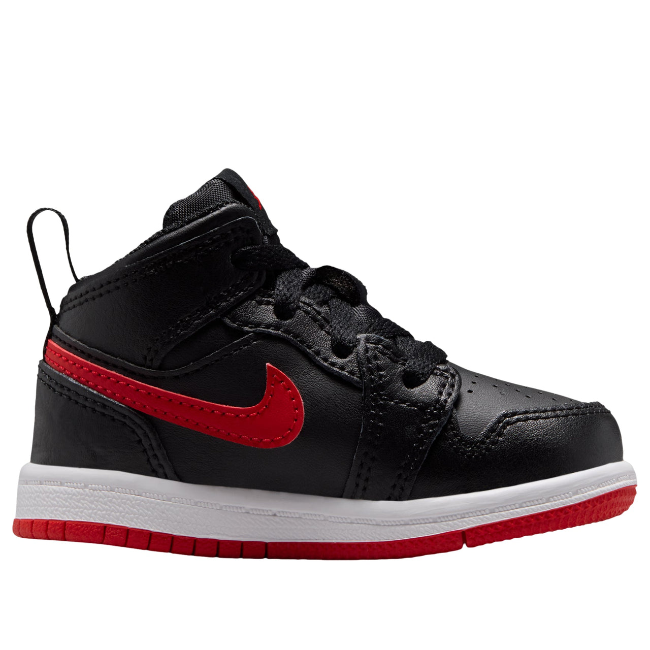 (TD) Air Jordan 1 Mid 'Black White University Red' DQ8425-005