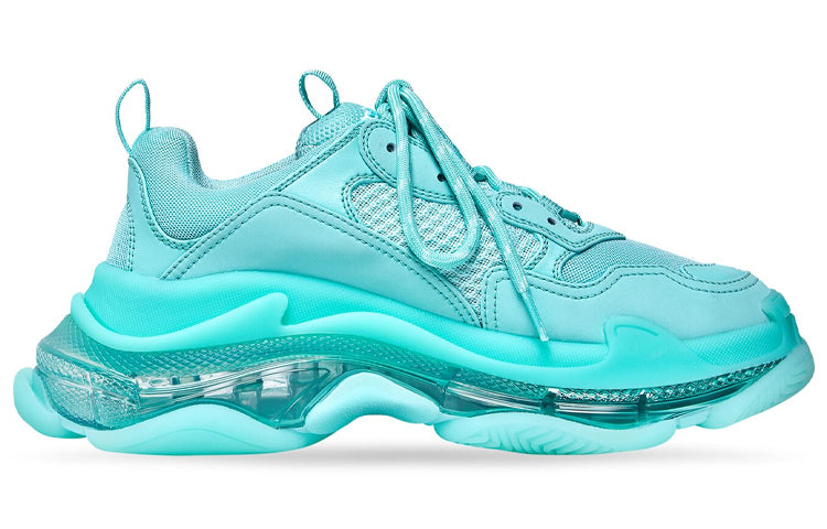 Balenciaga Triple S Sneakers 'Clear Sole Turquoise' 541624W2GA14590