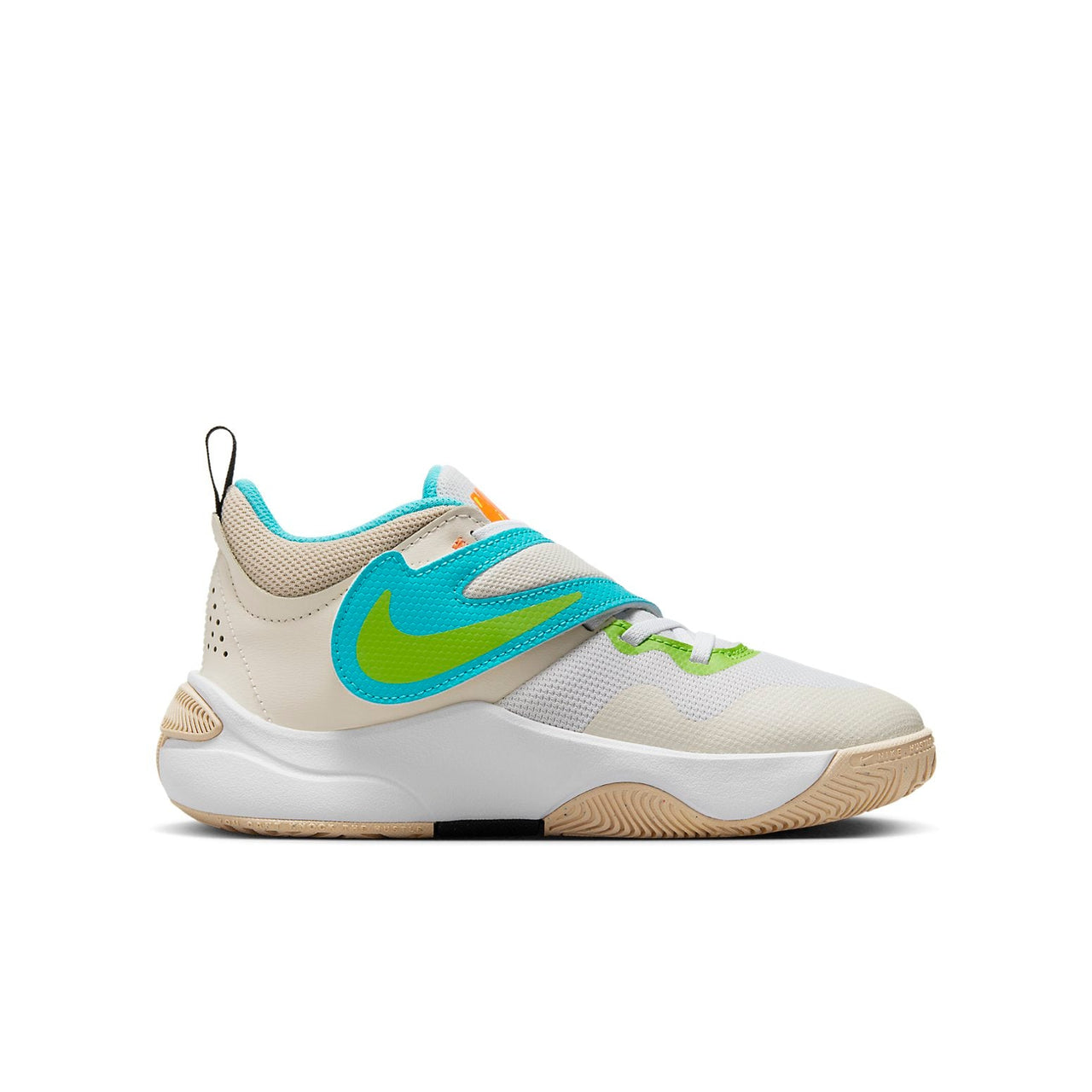 (GS) Nike Team Hustle D 11 Basketball Shoes 'Sanddrift Action Green' FN8904-131