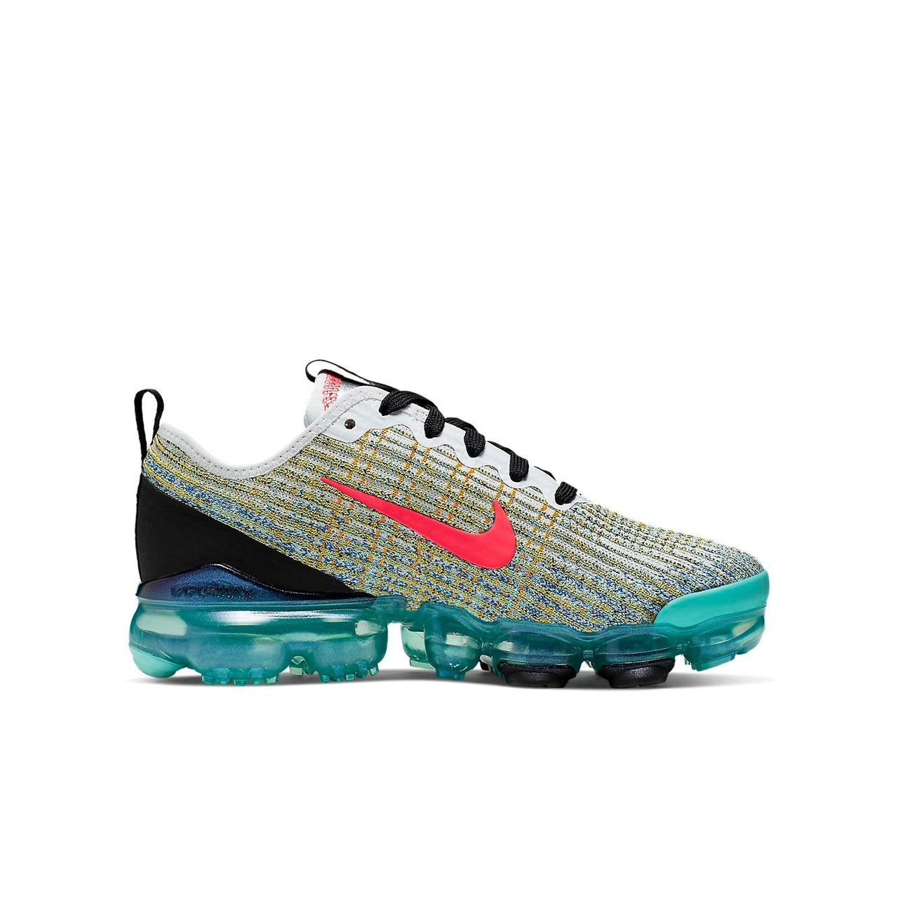 (GS) Nike Air VaporMax Flyknit 3 'White Crimson Turqoise' BQ5238-104