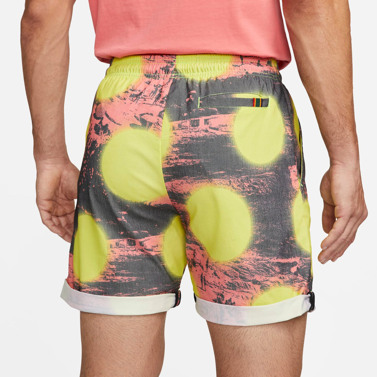 Nike Dri-fit Printed Heritage Shorts 'Volt' DV9111-702