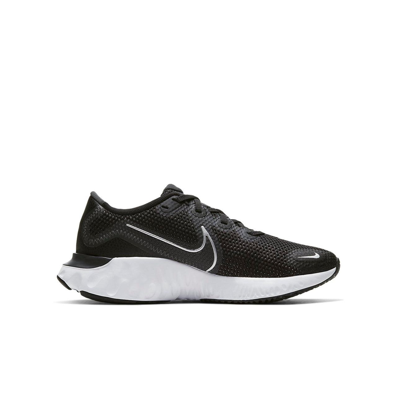 (GS) Nike Renew Run 'Black Metallic Silver' CT1430-091