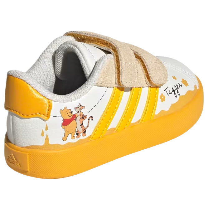 (TD) adidas x Disney VL Court 3.0 'Off White Crew Yellow Core Black' KI9176