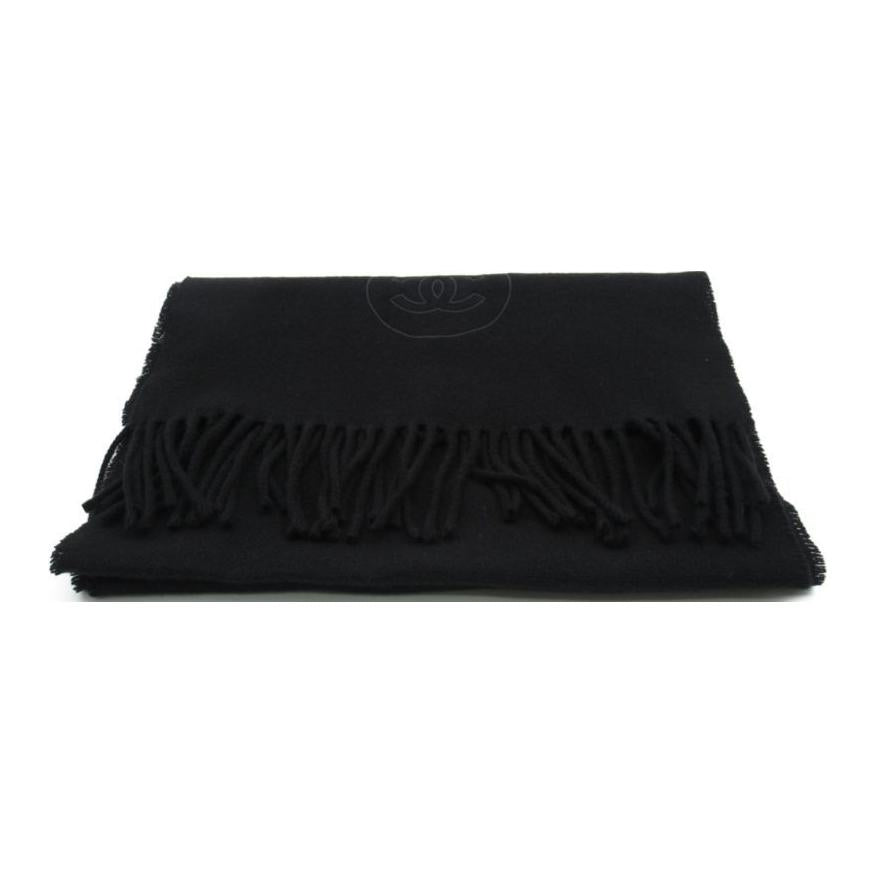 CHANEL 1986-1988 Wool Scarf