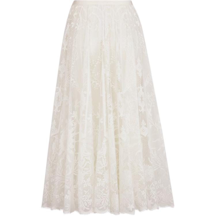 DIOR Casual Long Skirts Women's White