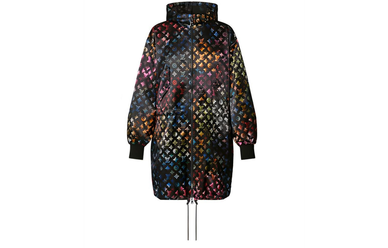 LOUIS VUITTON Neon Mahina Monogram Long Parka