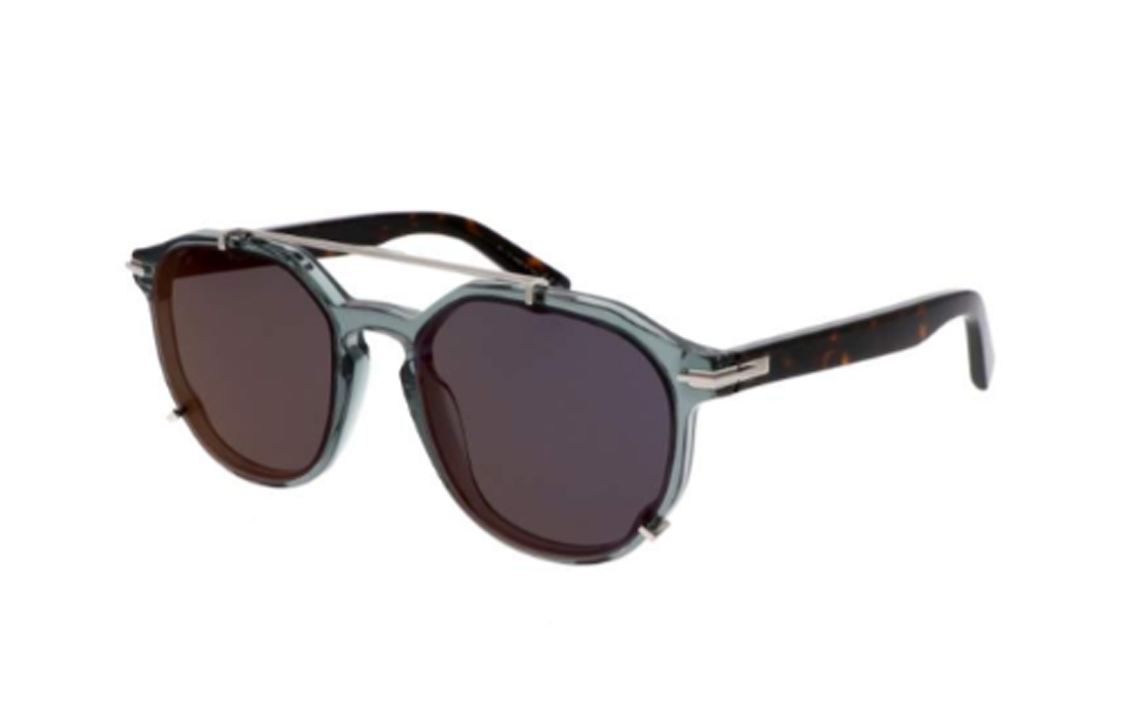 DIOR Acetate Aviator Sunglasses Men's Blue
