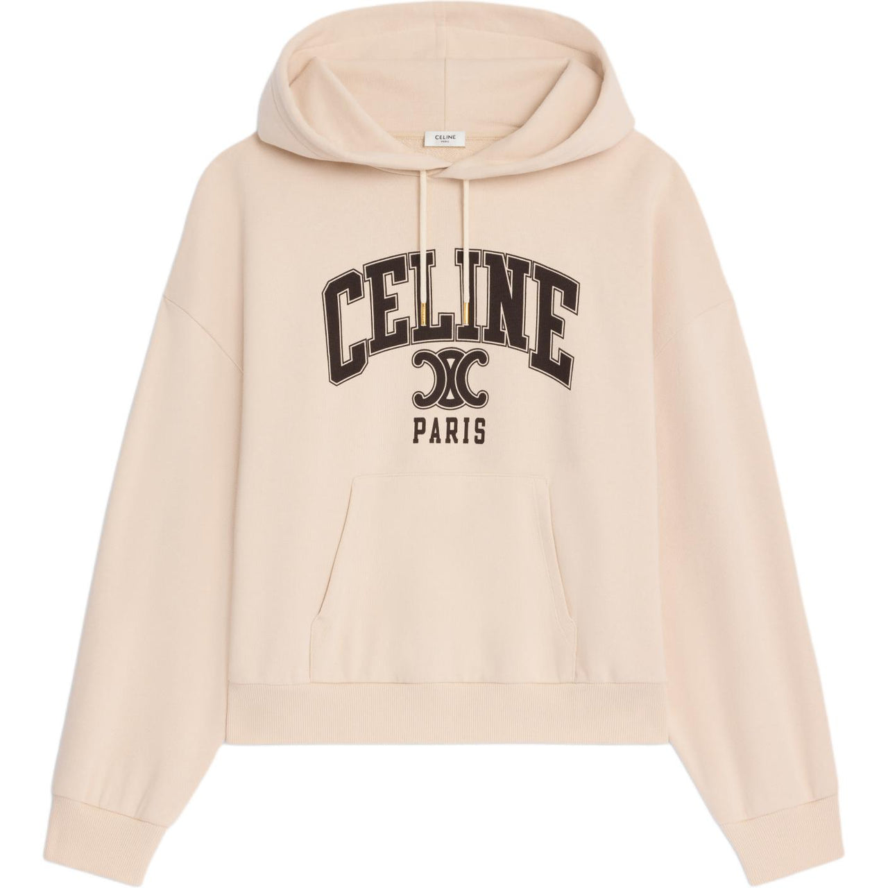 CELINE Oversized CELINE Hoodie In Cotton Fleece