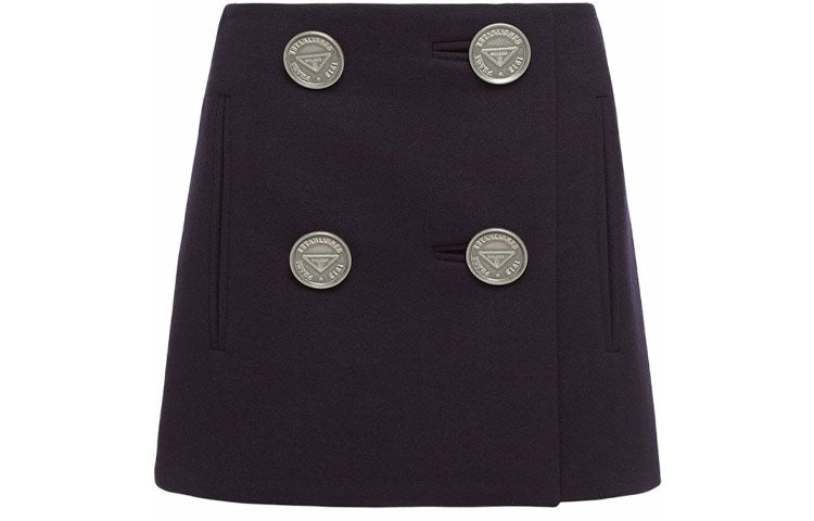 PRADA Casual Short Skirts Women's Black