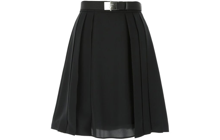 PRADA Casual Short Skirts Women's Black