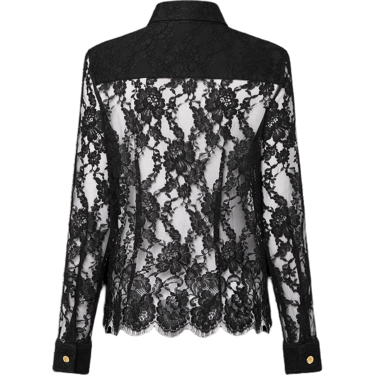 LOUIS VUITTON Floral Lace Shirt