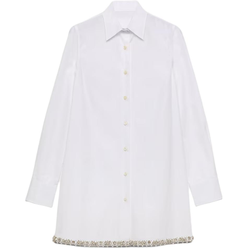 PRADA Embroidered Poplin Shirt