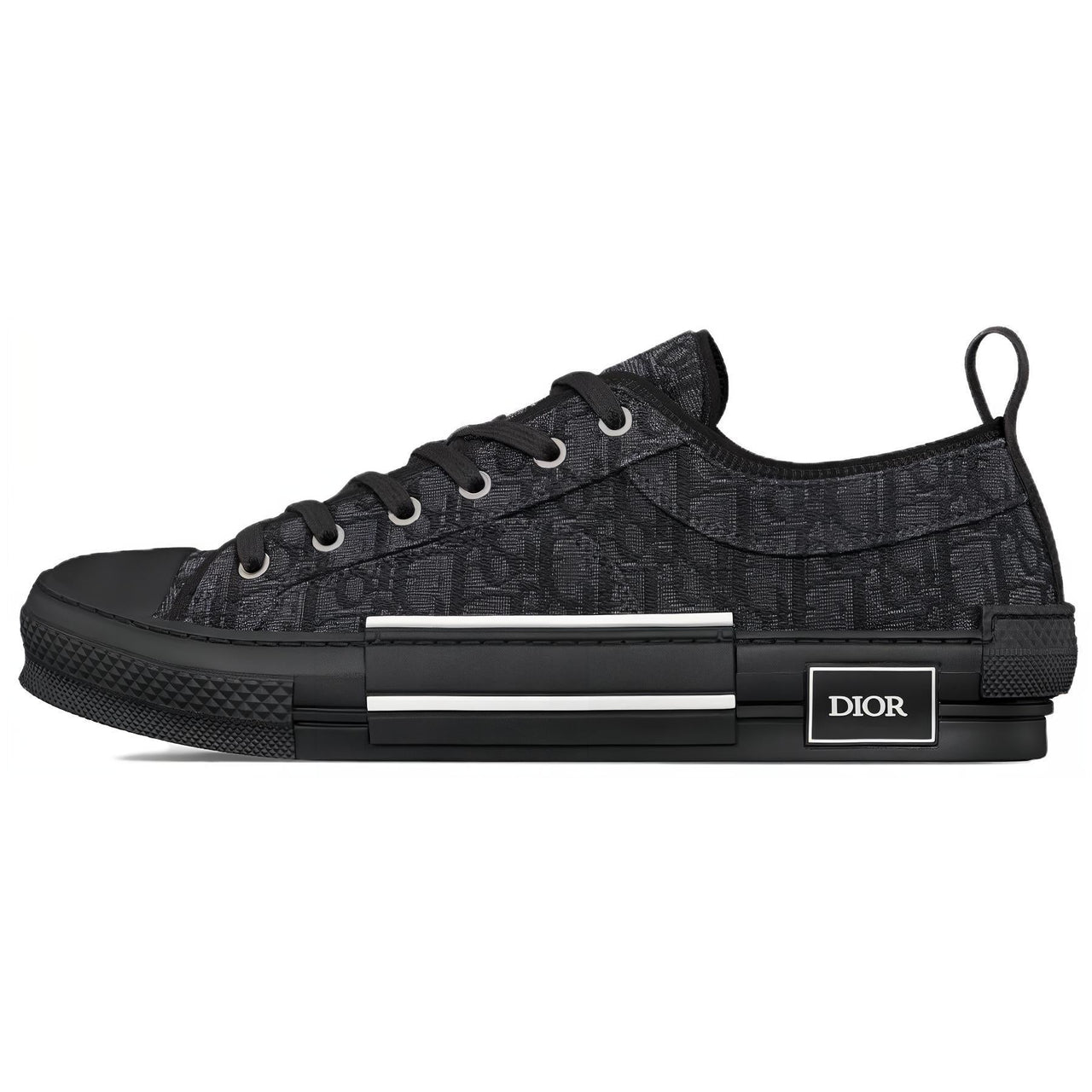DIOR B23 Low Top Skateboard Shoes Unisex Black