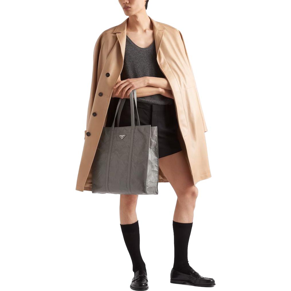 PRADA Coats Men Sand Beige Yellow