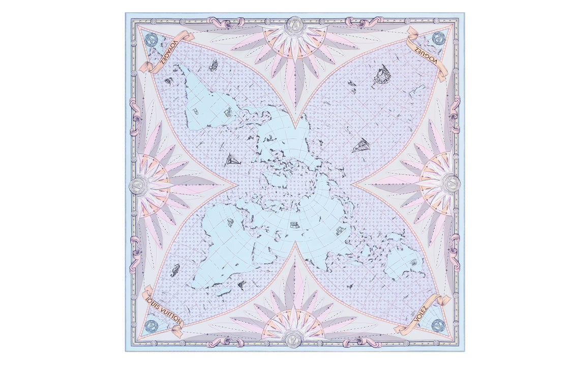 LOUIS VUITTON M79609 Lv Map Square 90