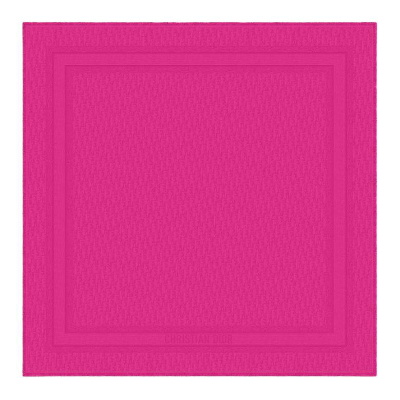 DIOR Wool Shawls Women's Fuchsia