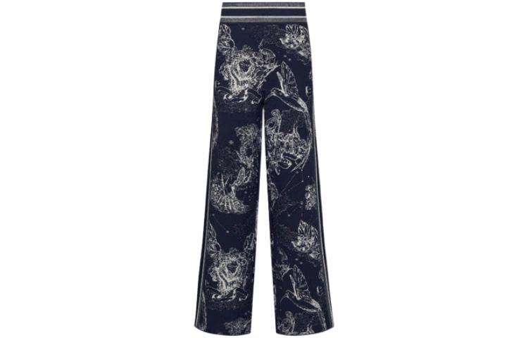 DIOR FW22 Casual Pants Women's Dark Blue