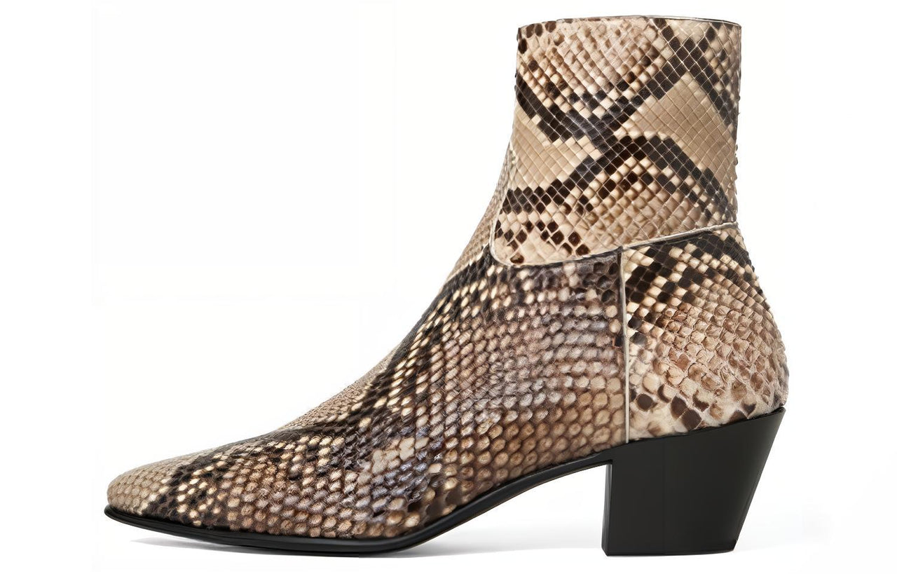 CELINE Ankle Boots Men's Natural Color