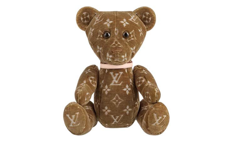 LOUIS VUITTON Doudou Re Addiction Teddy Bear Brown