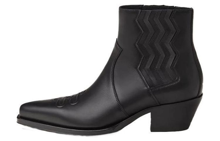 HERMES Ankle Boots Women's Black