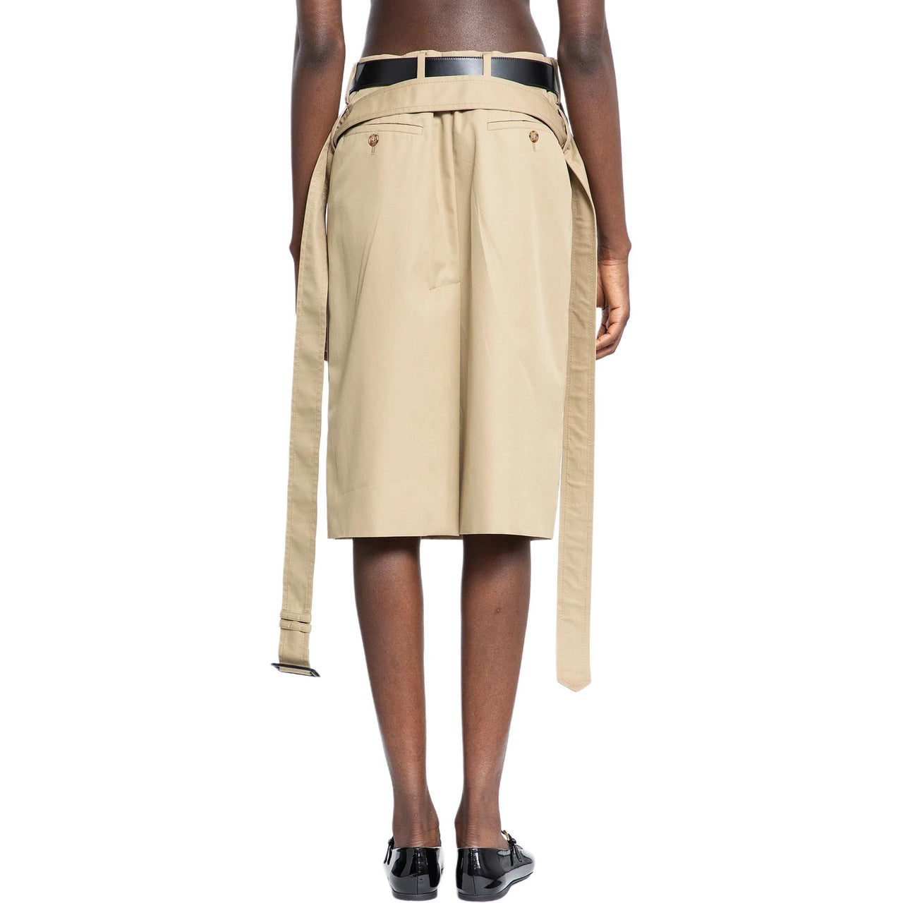 PRADA Casual Short Skirts Women's Beige