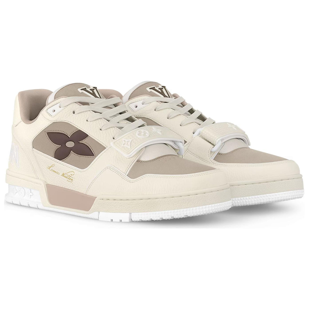 LOUIS VUITTON Trainer Casual Shoes Men's Beige