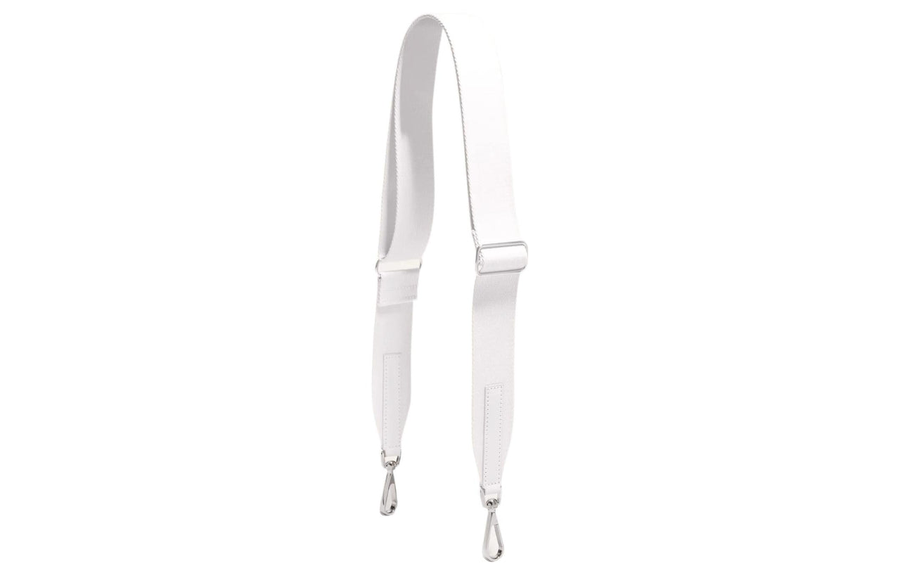 GOYARD Polyester-Cotton Blend With Clamecy Cow Leather Bag Straps Medium Size Unisex White