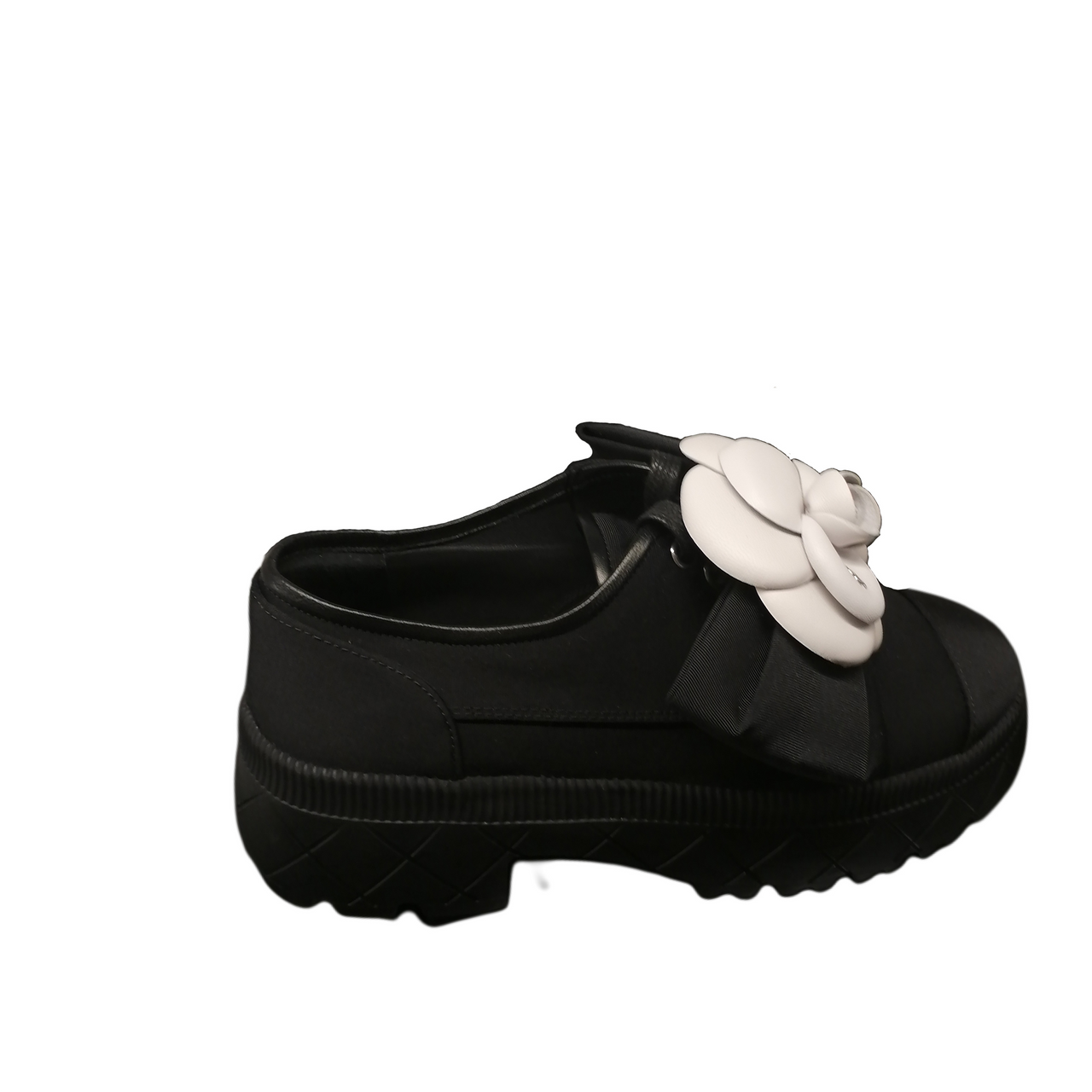 CHANEL Casual Single Shoes Women's Black
