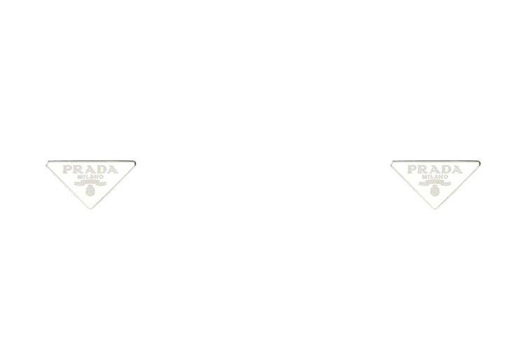 PRADA Earrings Women's Silver
