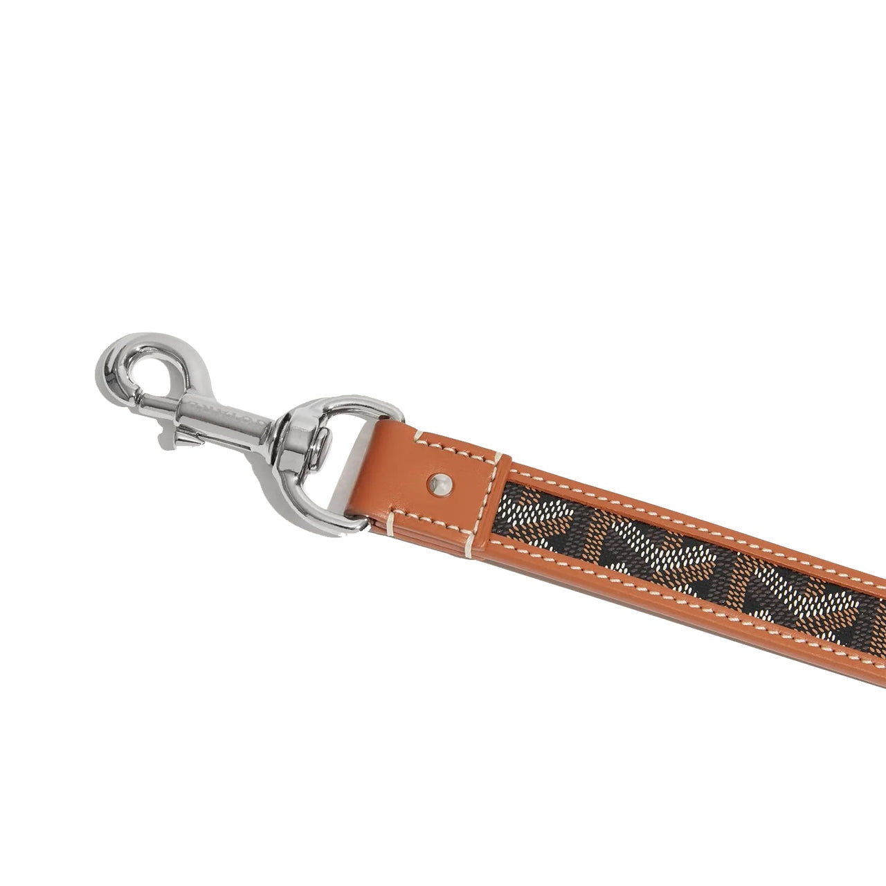 GOYARD Goyardine Canvas With Vauzelles Calfskin Dog's Teeth Bag Straps Unisex Black/Brown