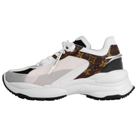 LOUIS VUITTON Run 55 Low-Top Casual Shoes Women's Brown
