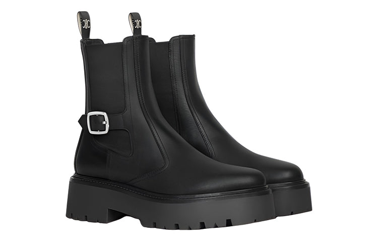 CELINE Ankle Boots Women's Black