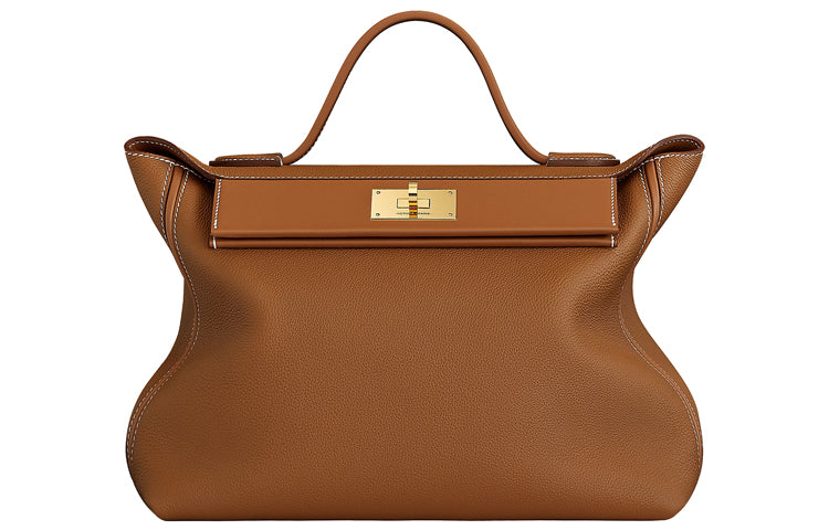 HERMES 24/24 Swift Calfskin Shoulder Bag Crossbody Bag Handbag Women's Gold