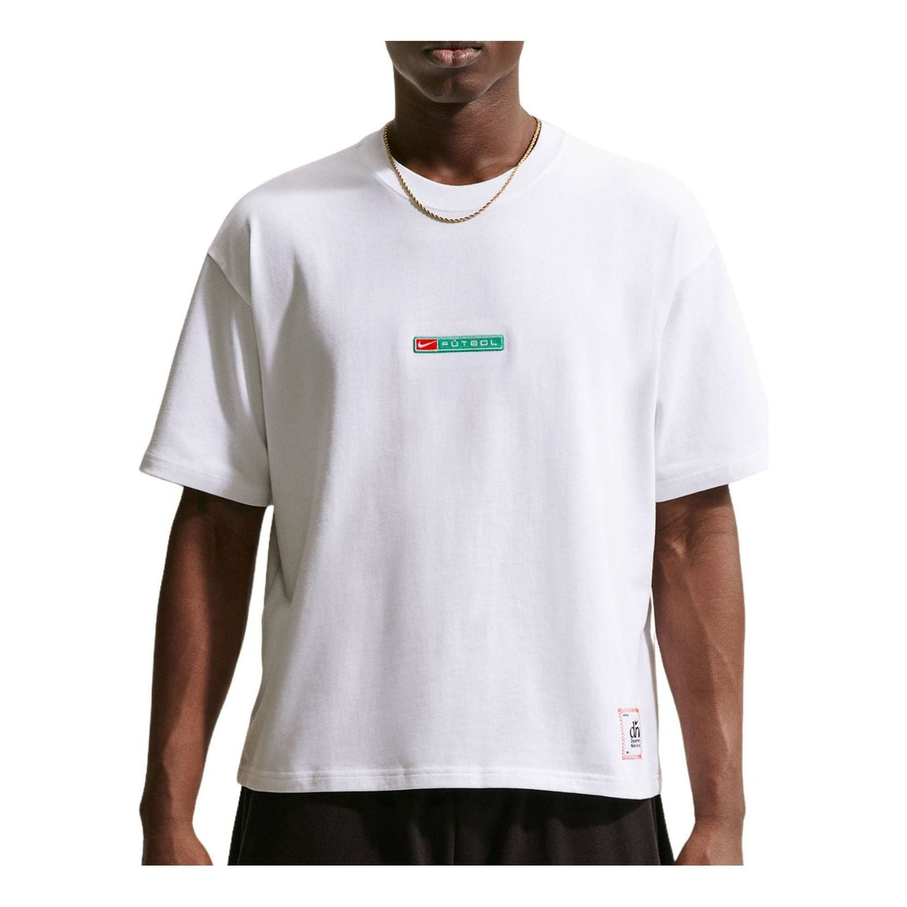 Nike NSW Boxy Futbol Loose T-Shirt 'University Red White Stadium Green' IR8959-101