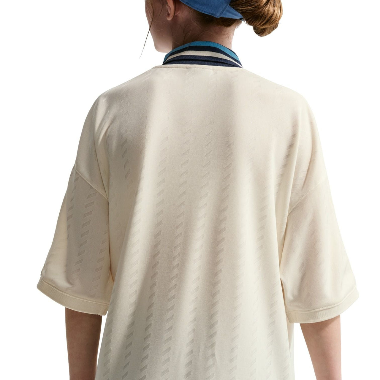 (GS) Nike Sportswear Short-sleeved Jersey 'Soft Pearl Midnight Navy University Blue' IQ0435-047