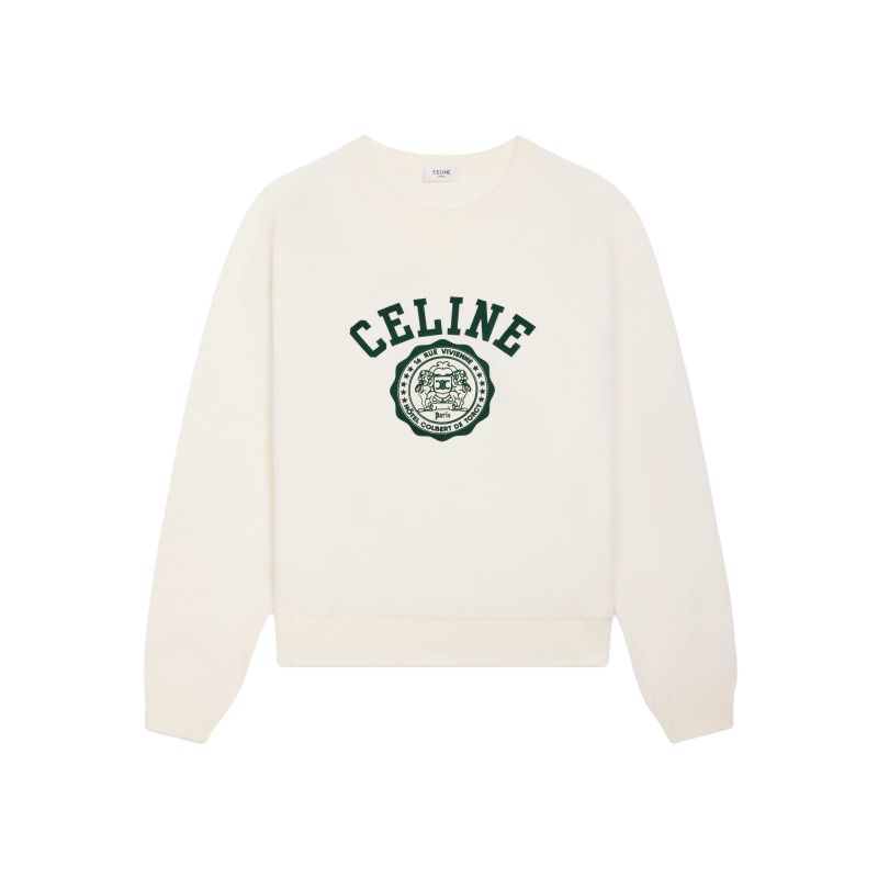 CELINE SS25 Sweatshirt Men's White