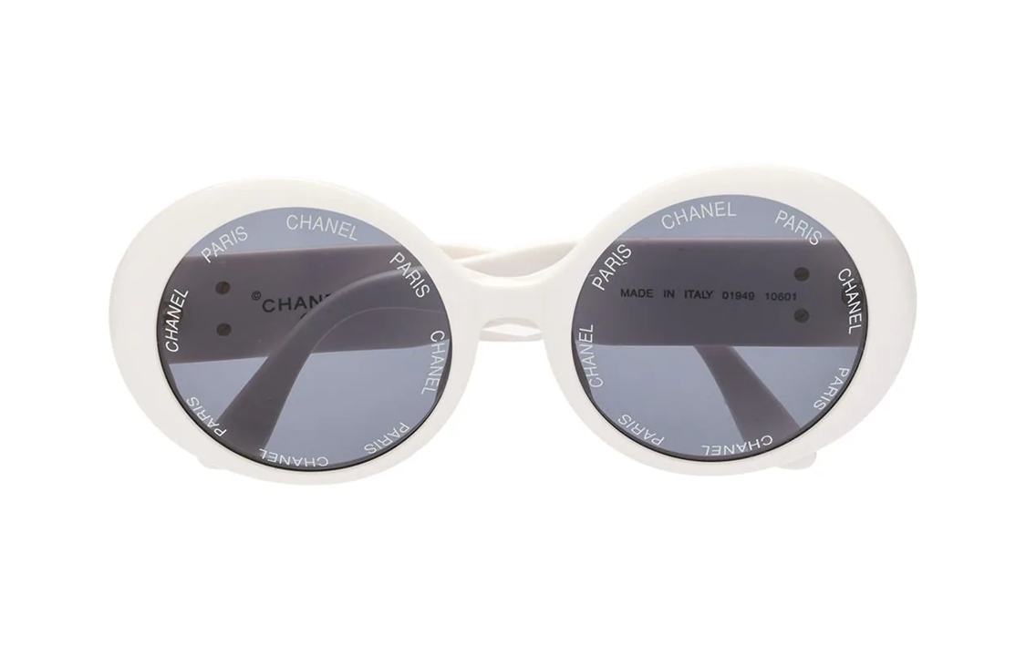 CHANEL 1993 Cc Logo Round frame Sunglasses