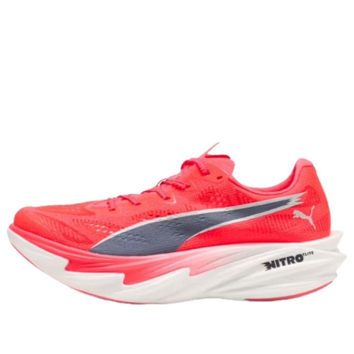 (WMNS) PUMA Deviate Nitro Elite 4 'Ultra Red Inky Depths White' 312128-07