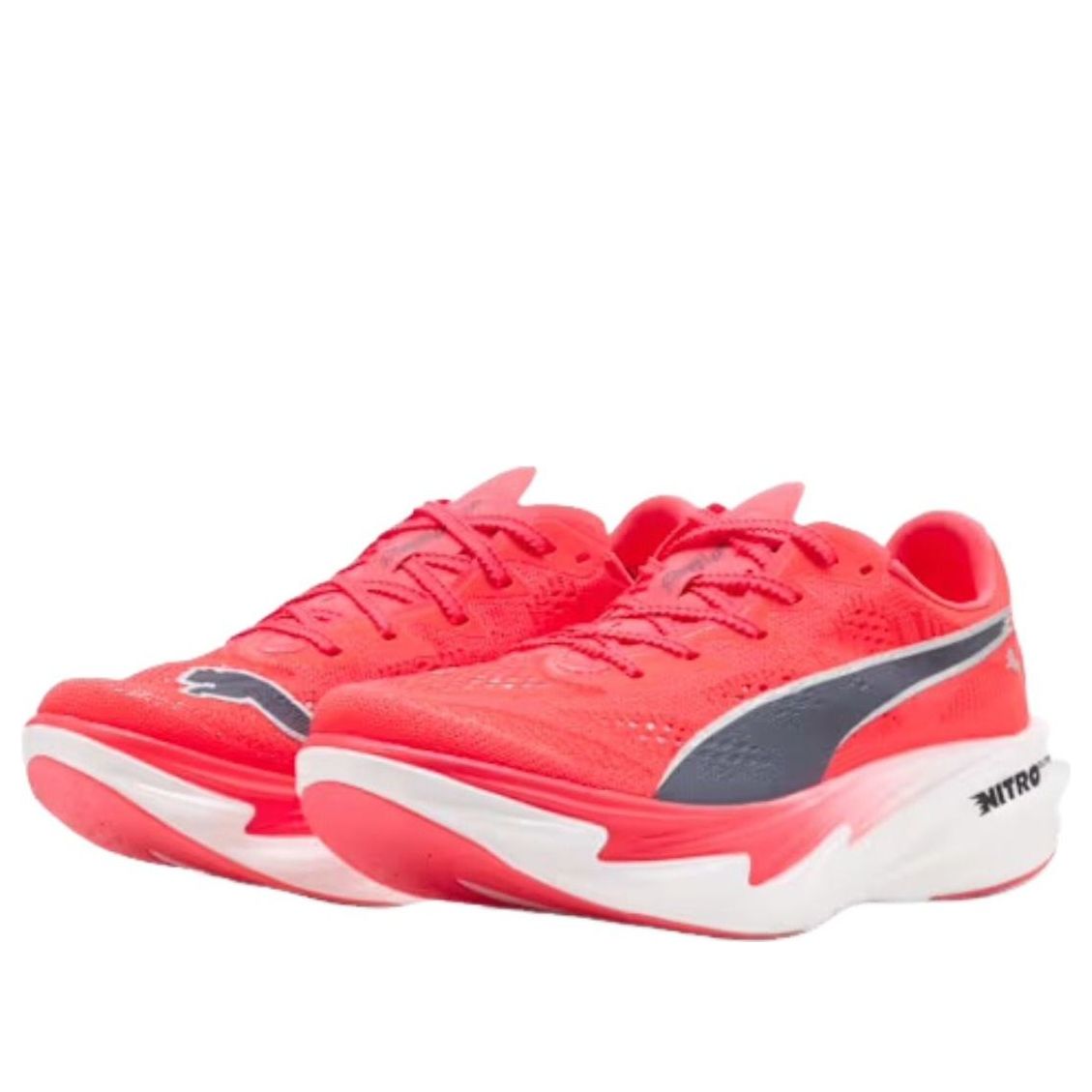 (WMNS) PUMA Deviate Nitro Elite 4 'Ultra Red Inky Depths White' 312128-07