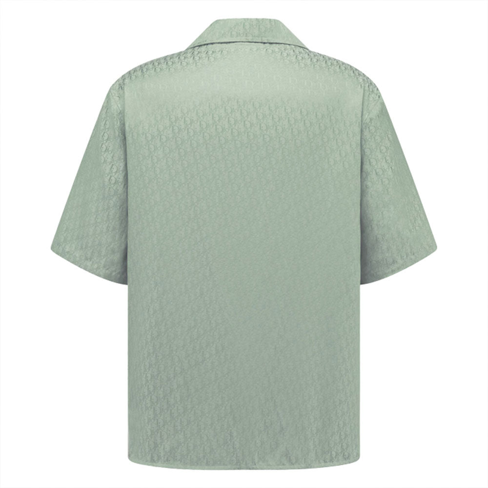 DIOR All Over Logo Patterned Short Sleeved Shirt