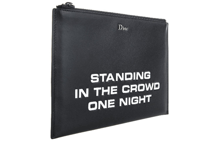 DIOR ABS Plastic Clutch Men's Black