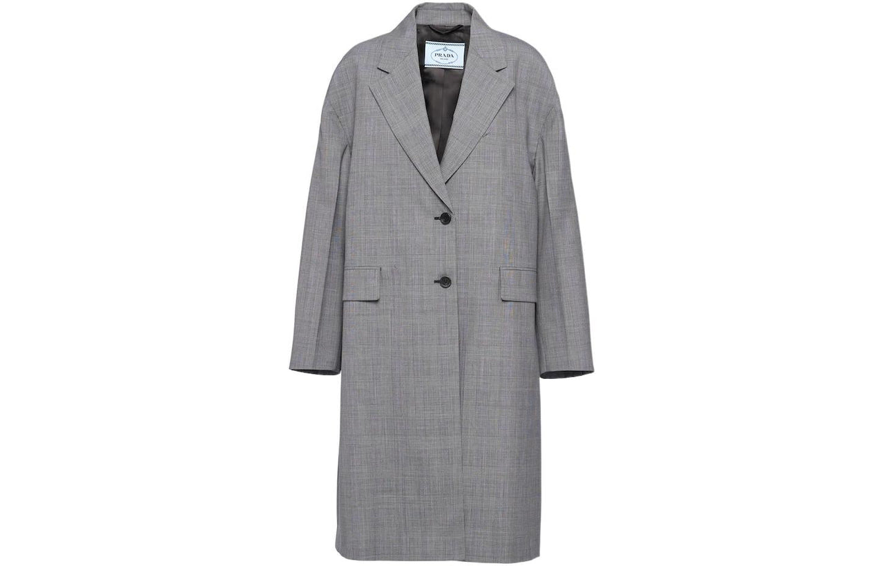 PRADA Coats Women's Gray