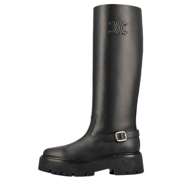 CELINE Triope Knee-high Boots Women's Black