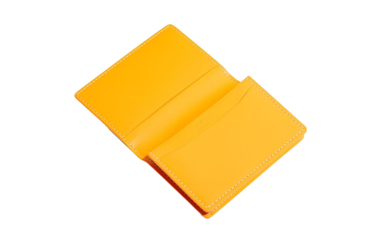 GOYARD MALESHERBES Canvas With Leather Card Holder Unisex Yellow