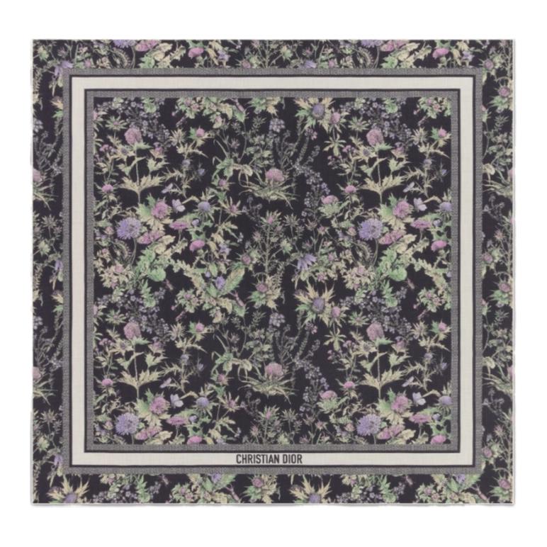 DIOR Cashmere Knit Scarves Women's Multicolor